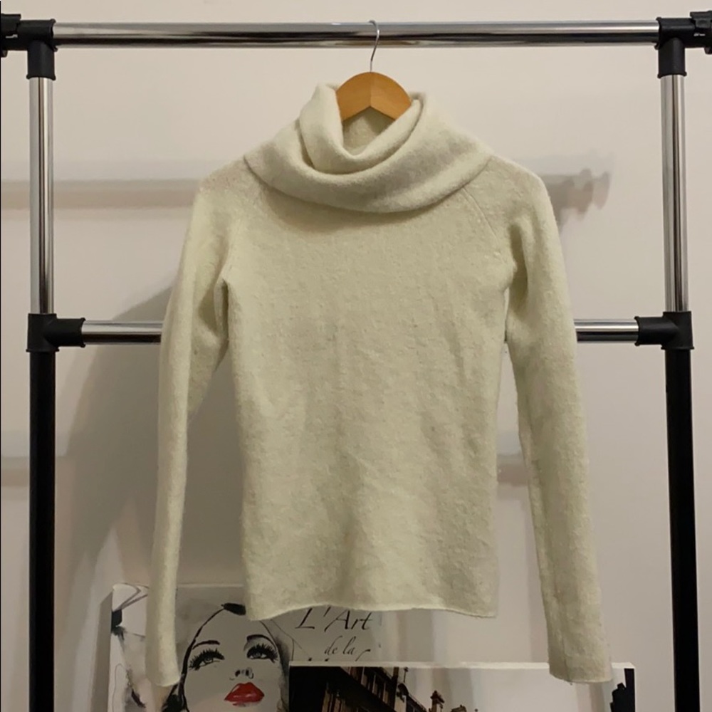 Cozy White Turtleneck
